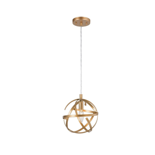 Bongow 1-Light Mini Gold Modern Pendant Light Fixtures