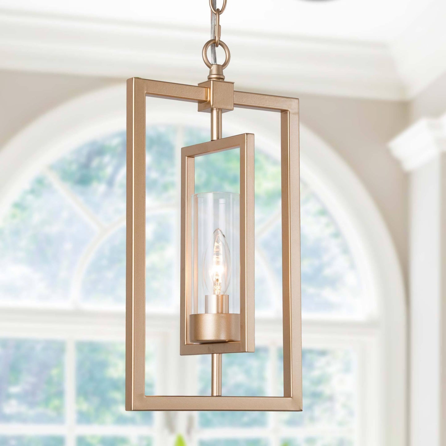 Unelefante 1-Light Mini Gold Modern Pendant Light Fixtures