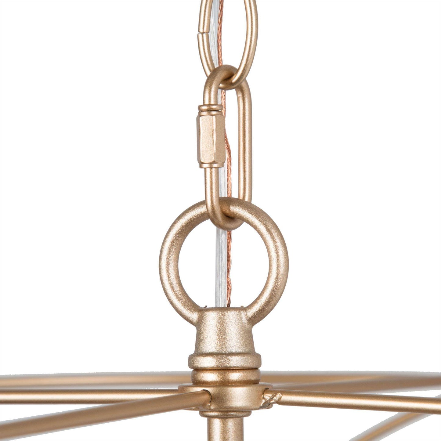 Unelefante 3-Light Mini Gold Chandelier