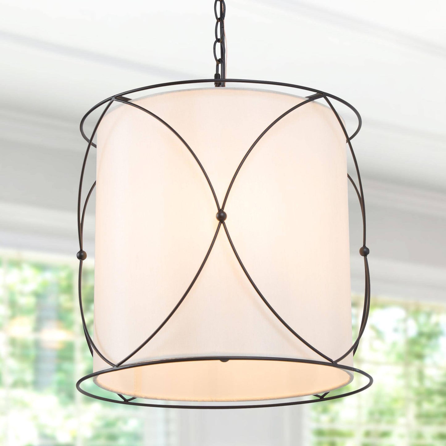 Halimeda 3-Light Mini Black Chandelier