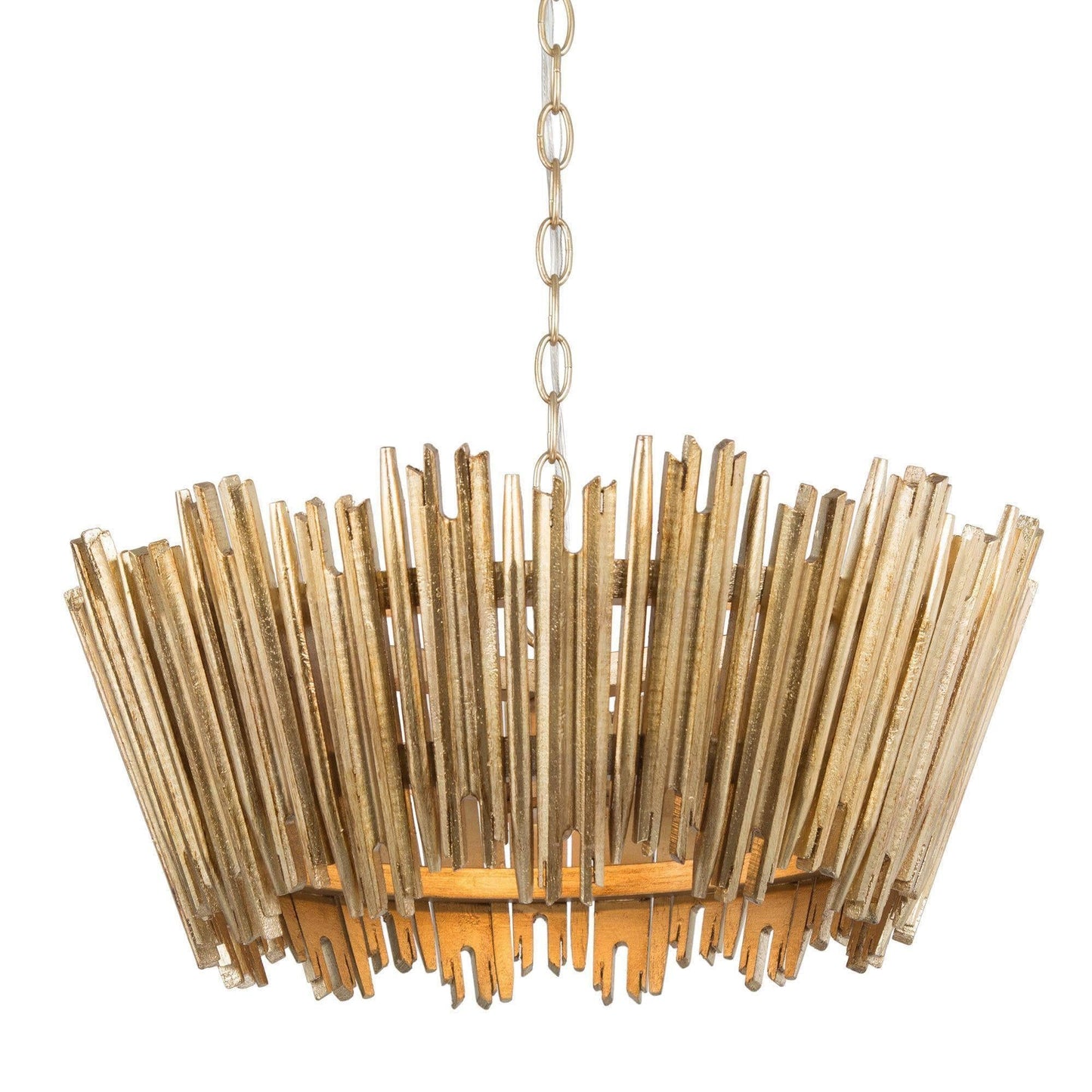 Agricsdle 3-Light Small Gold Chandelier