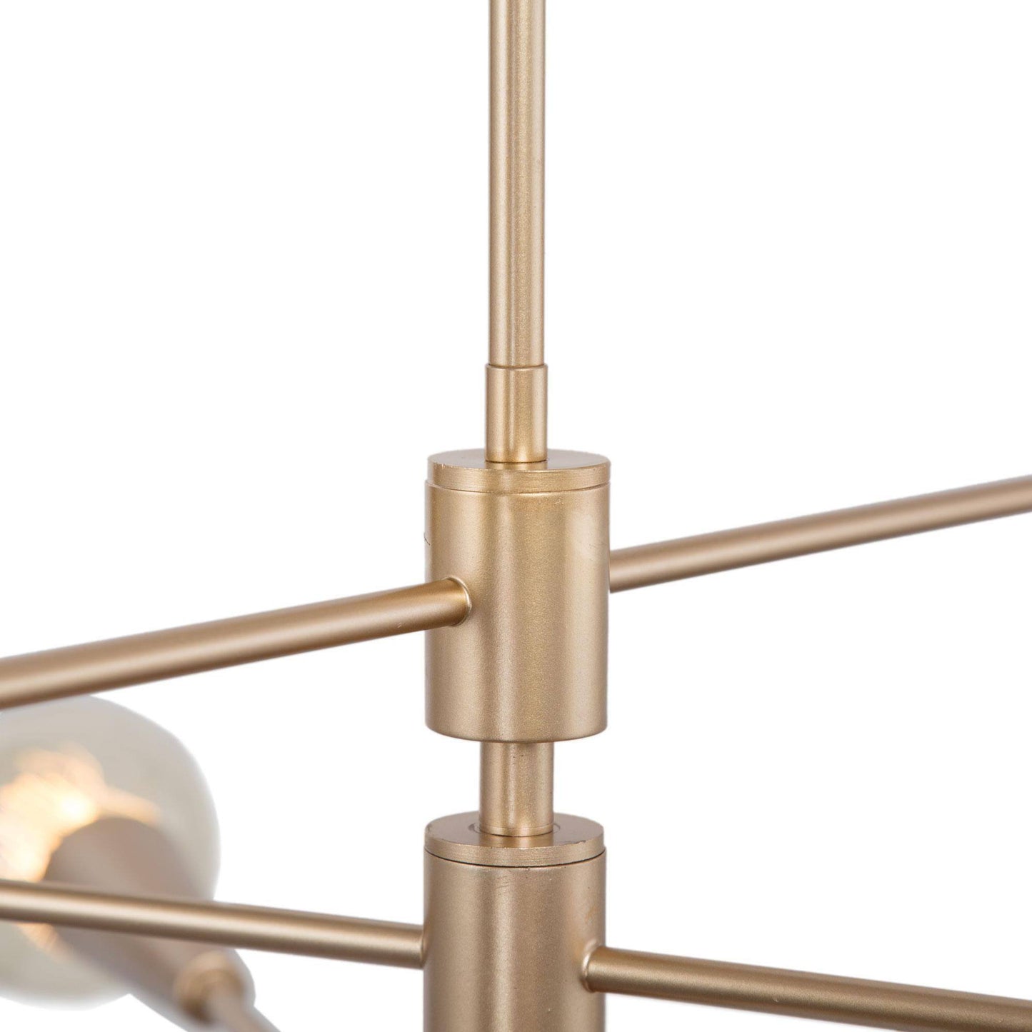 Unelefante 6-Light Large Gold Chandelier