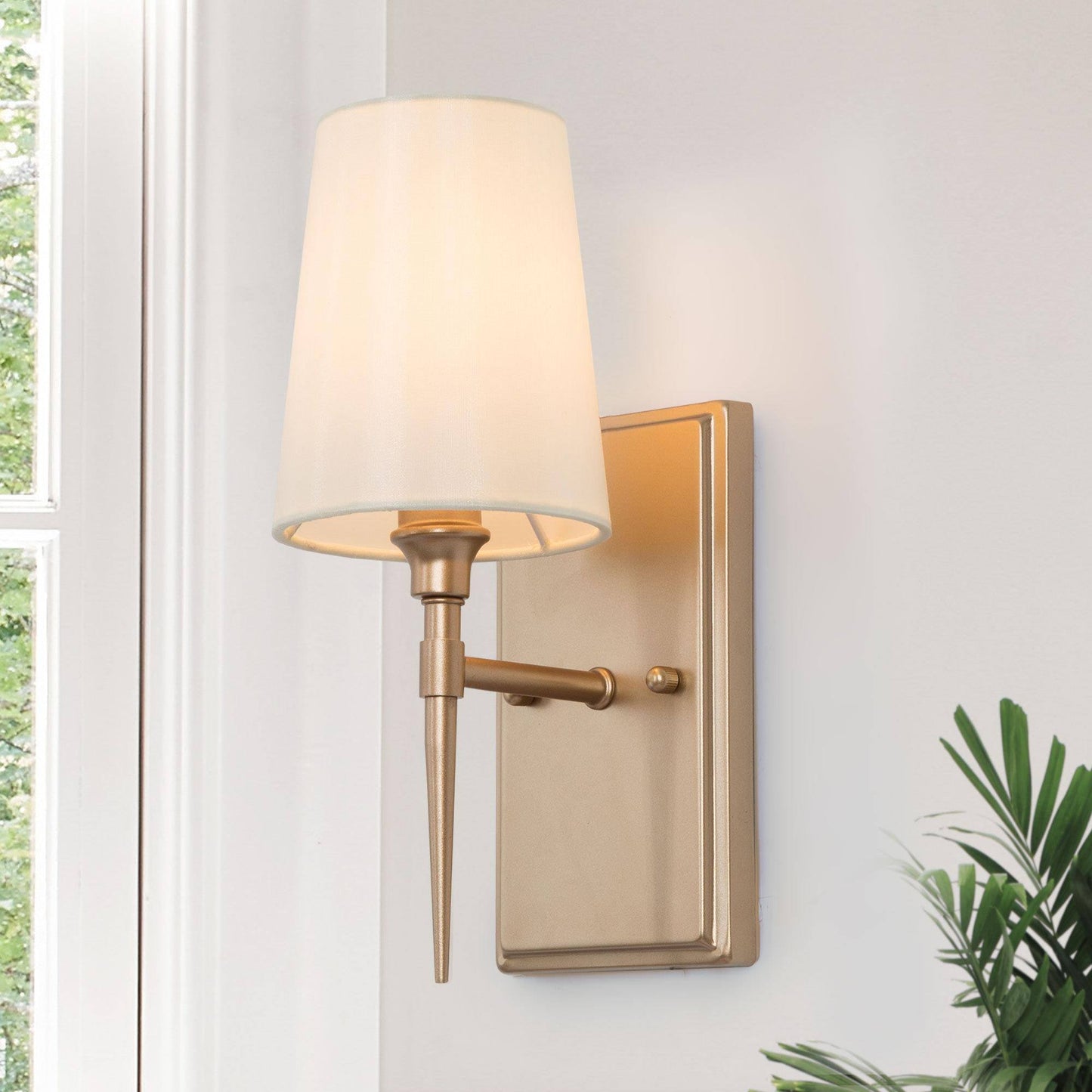 Sanantonio 1-Light Modern Gold Wallchiere Wall Sconces