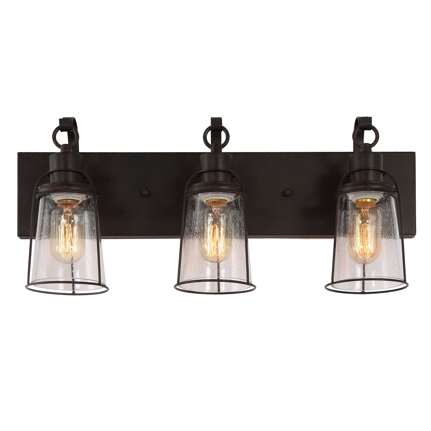 Anasipia 3-Light Rust Vanity Light