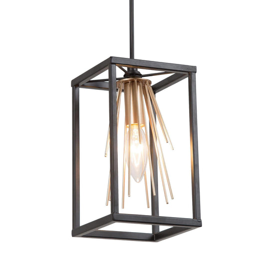 Hengrava 1-Light Mini Black Modern Pendant Light Fixtures