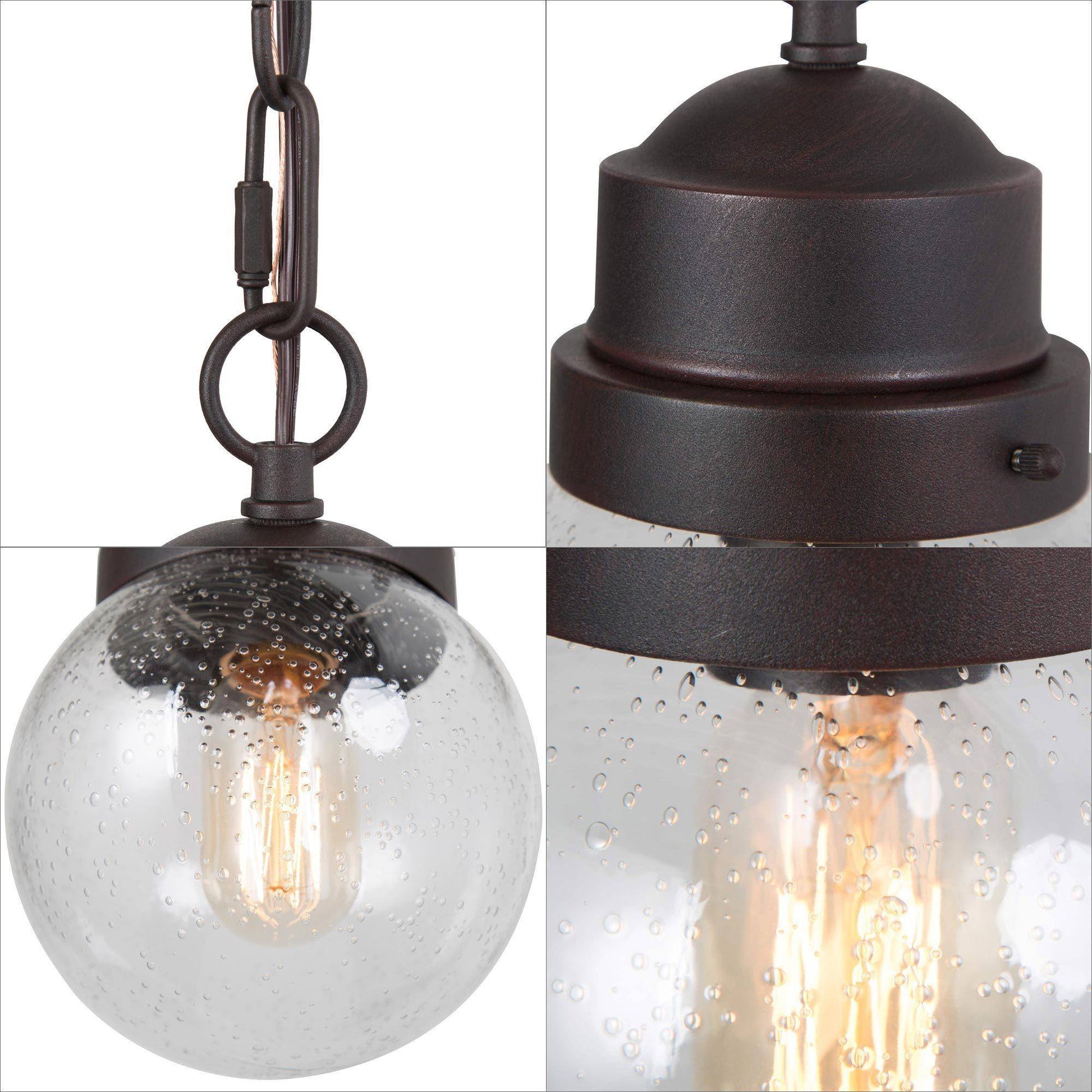 Aestivate 1-Light Mini Bronze Outdoor Pendant Light