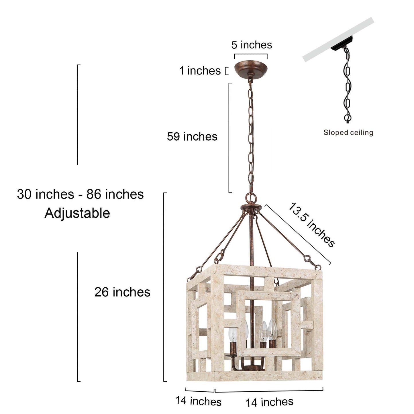 Ferdinand 4-Light Mini Chandelier