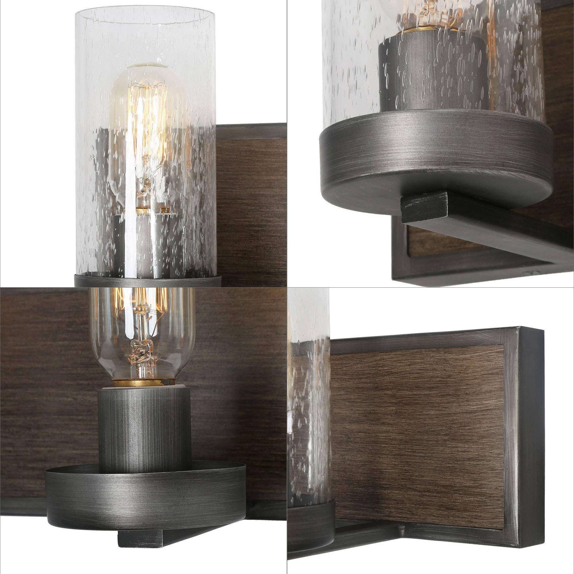 Oakbarrel 3-Light Wood Vanity Light