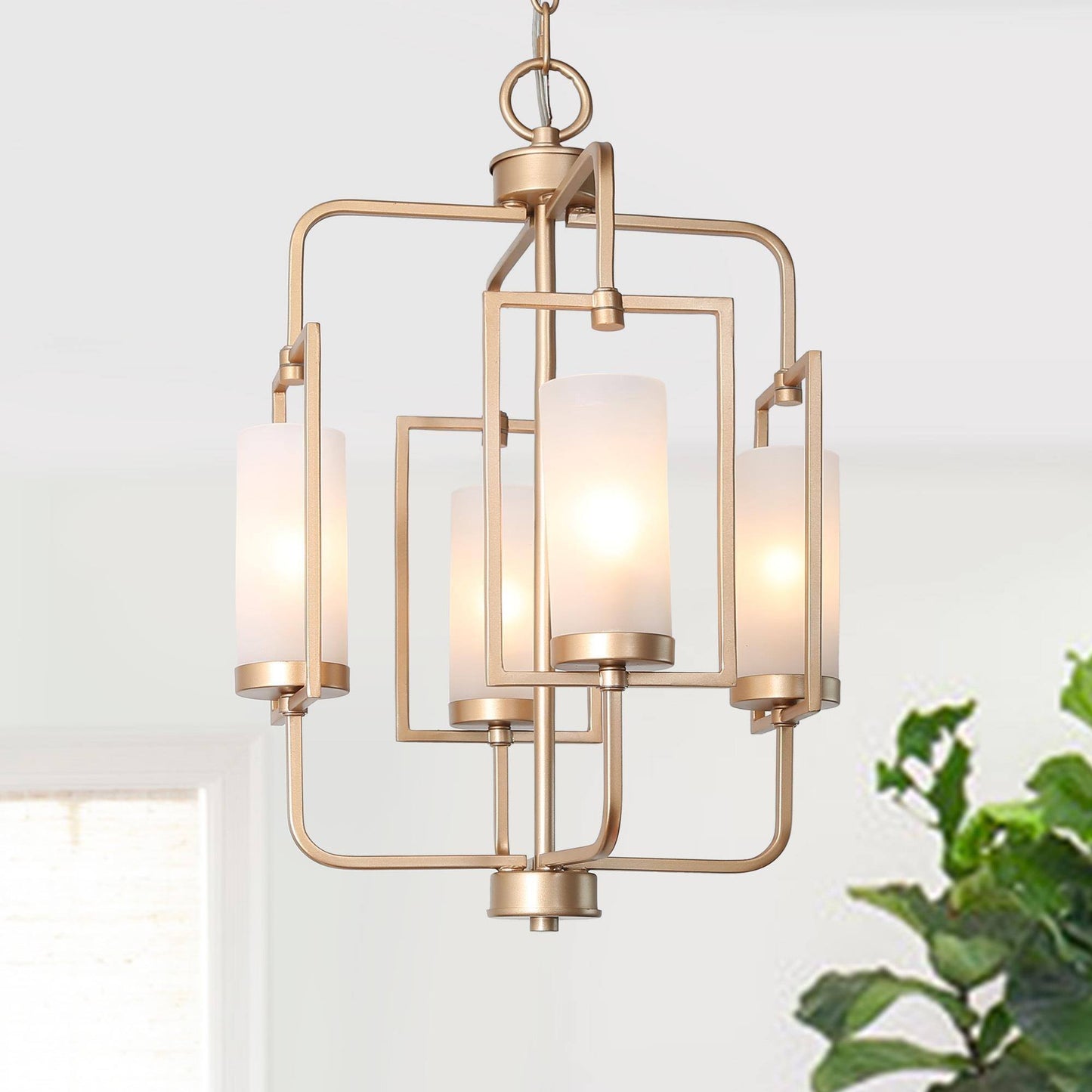 Xylinthia 4-Light Mini Gold Chandelier