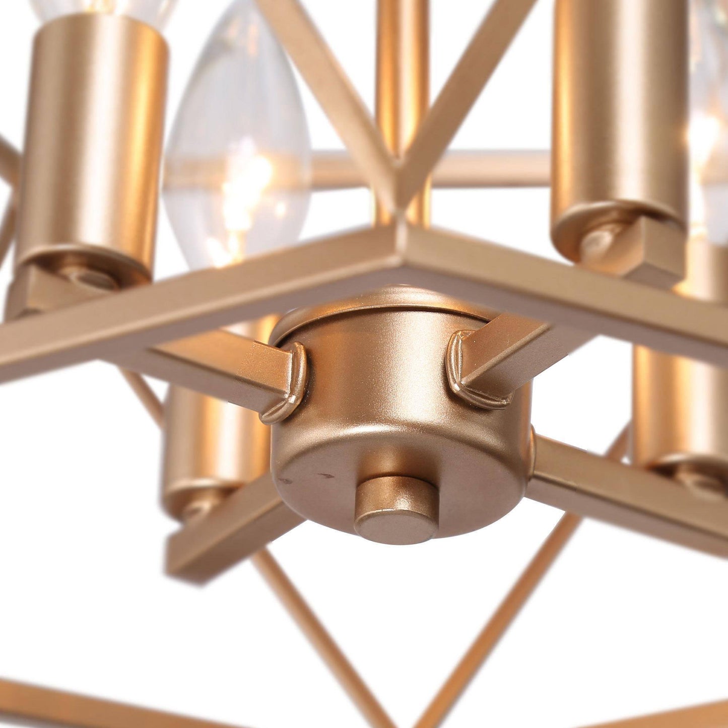 Janice 4-Light Small Gold Chandelier