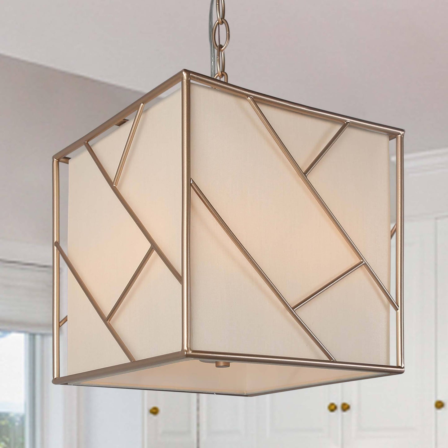 Herevenir 4-Light Mini Gold Chandelier