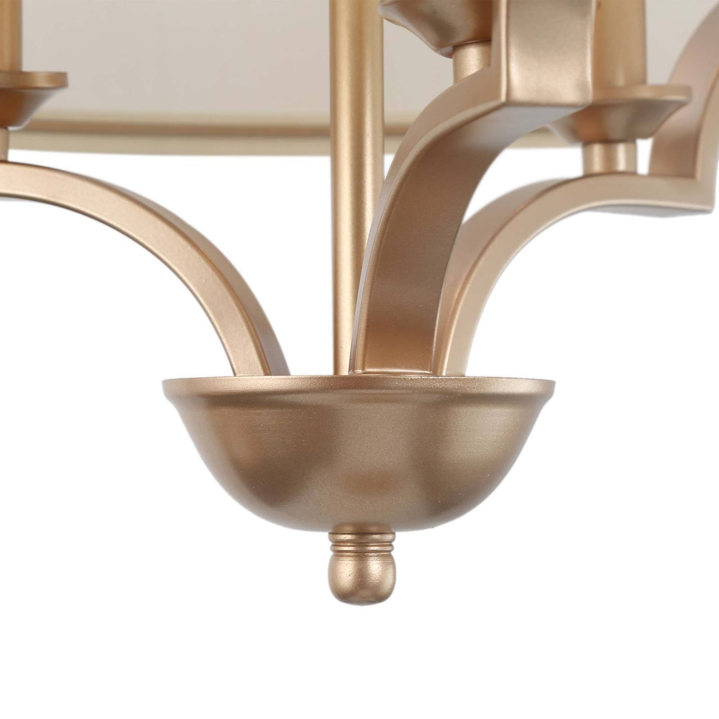 Gendonlyn 3-Light Small Gold Chandelier