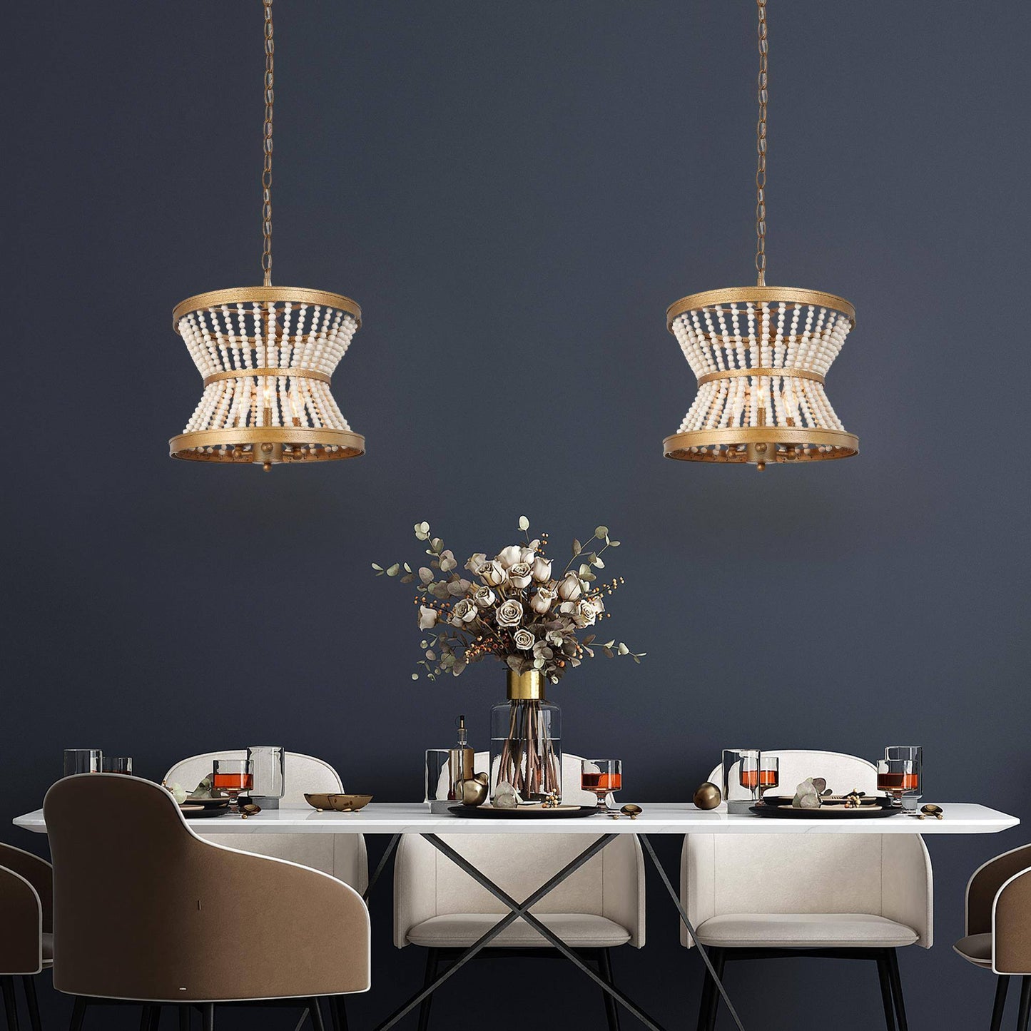 Cassandralic 3-Light Mini Gold Chandelier