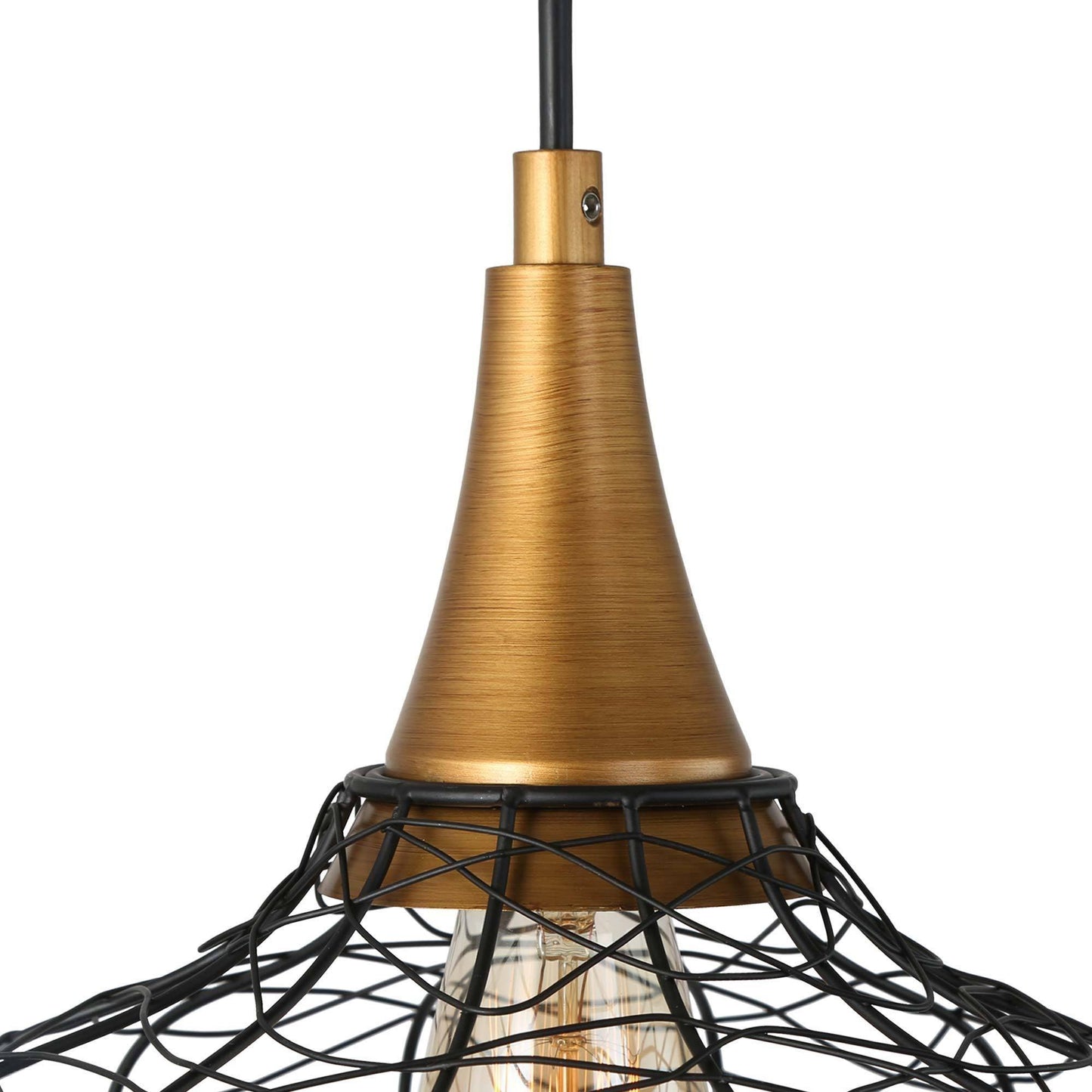 Kendyleigh 1-Light Medium Black Modern Pendant Light Fixtures