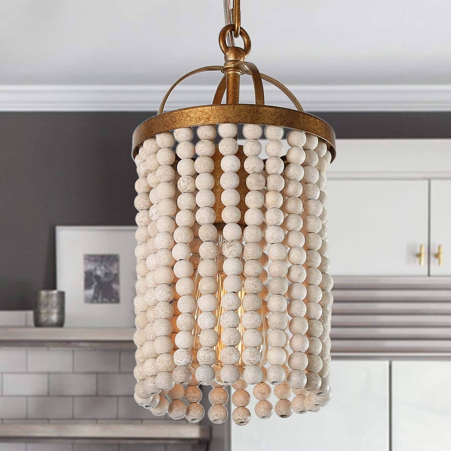 Antanilonid 1-Light Mini Gold Modern Pendant Light Fixtures