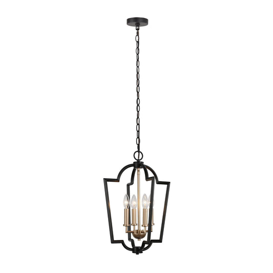 Dendrophylax 4-Light Small Black Chandelier