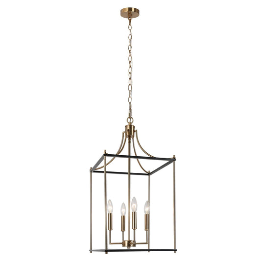 Calyptra 4-Light Small Black Chandelier