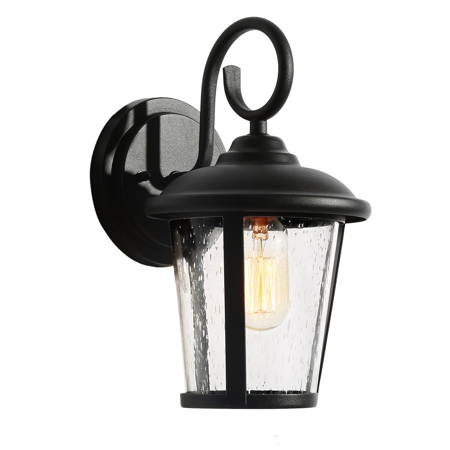 Jack 11"H 1-Light Black Outdoor Wall Light