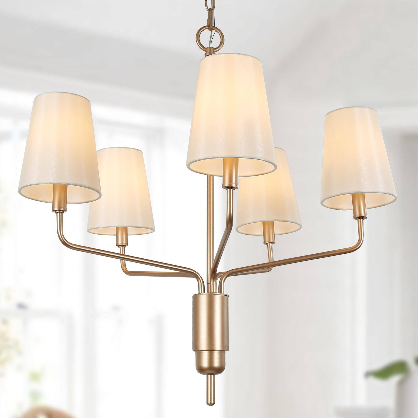 Dendrophylax 5-Light Medium Gold Chandelier