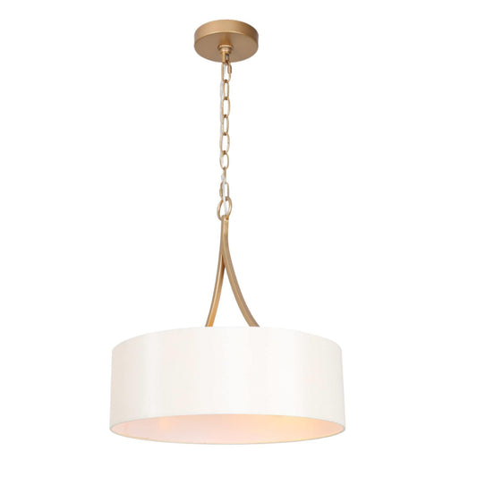 Corbppse 3-Light Small Gold Chandelier