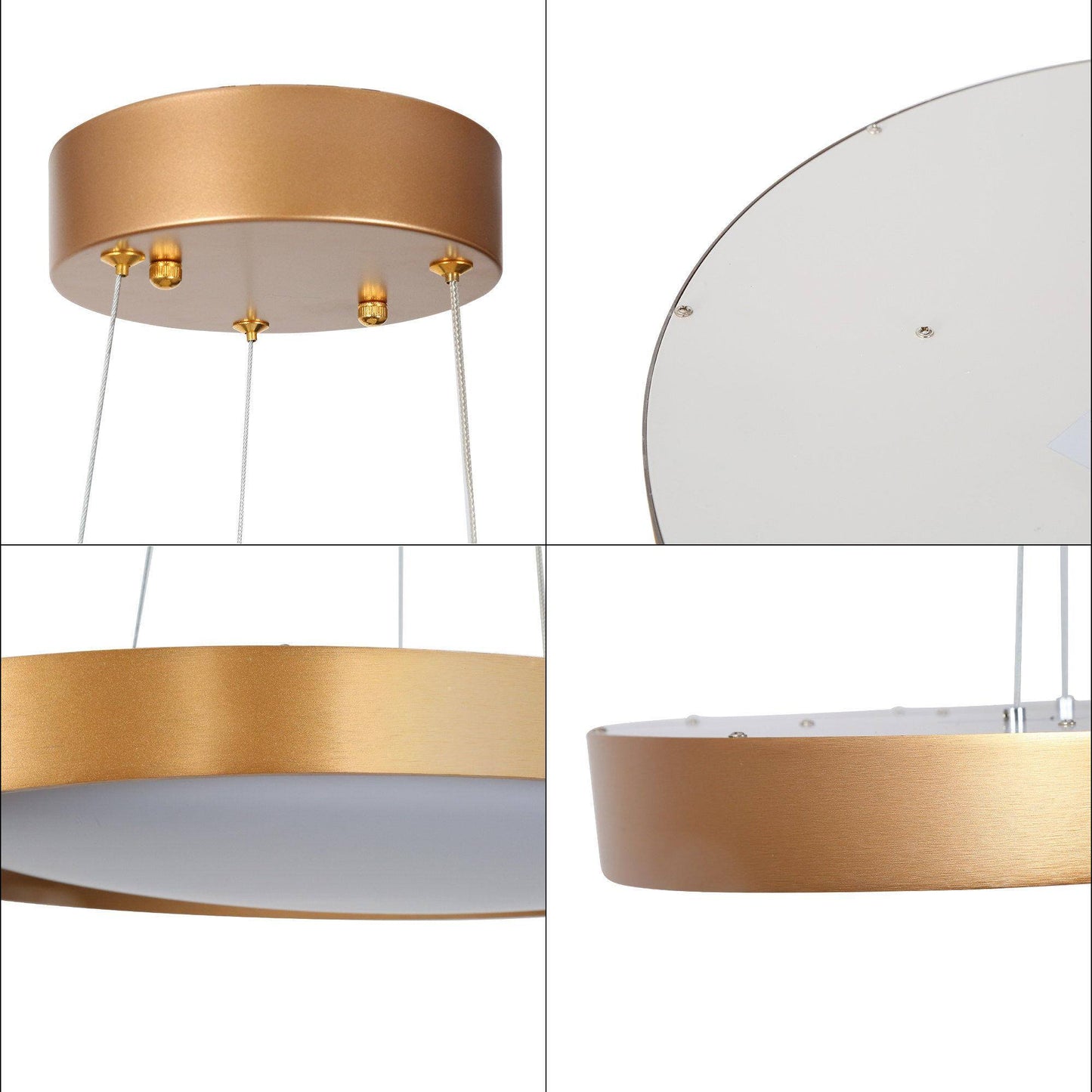 Tabarnak 1-Light Medium Gold LED Modern Pendant Light Fixtures