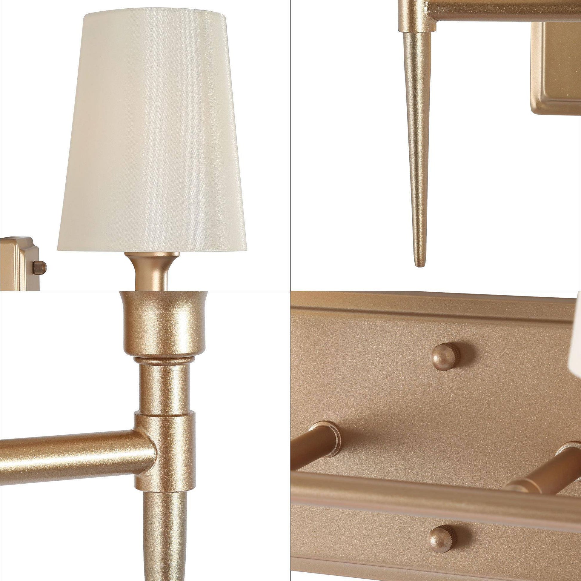 Sanantonio 2-Light Gold Vanity Light