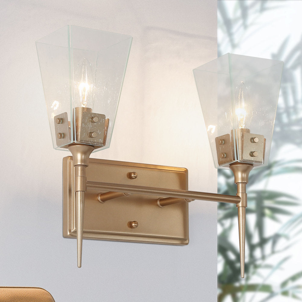 Dendrophylax 2-Light Gold Vanity Light