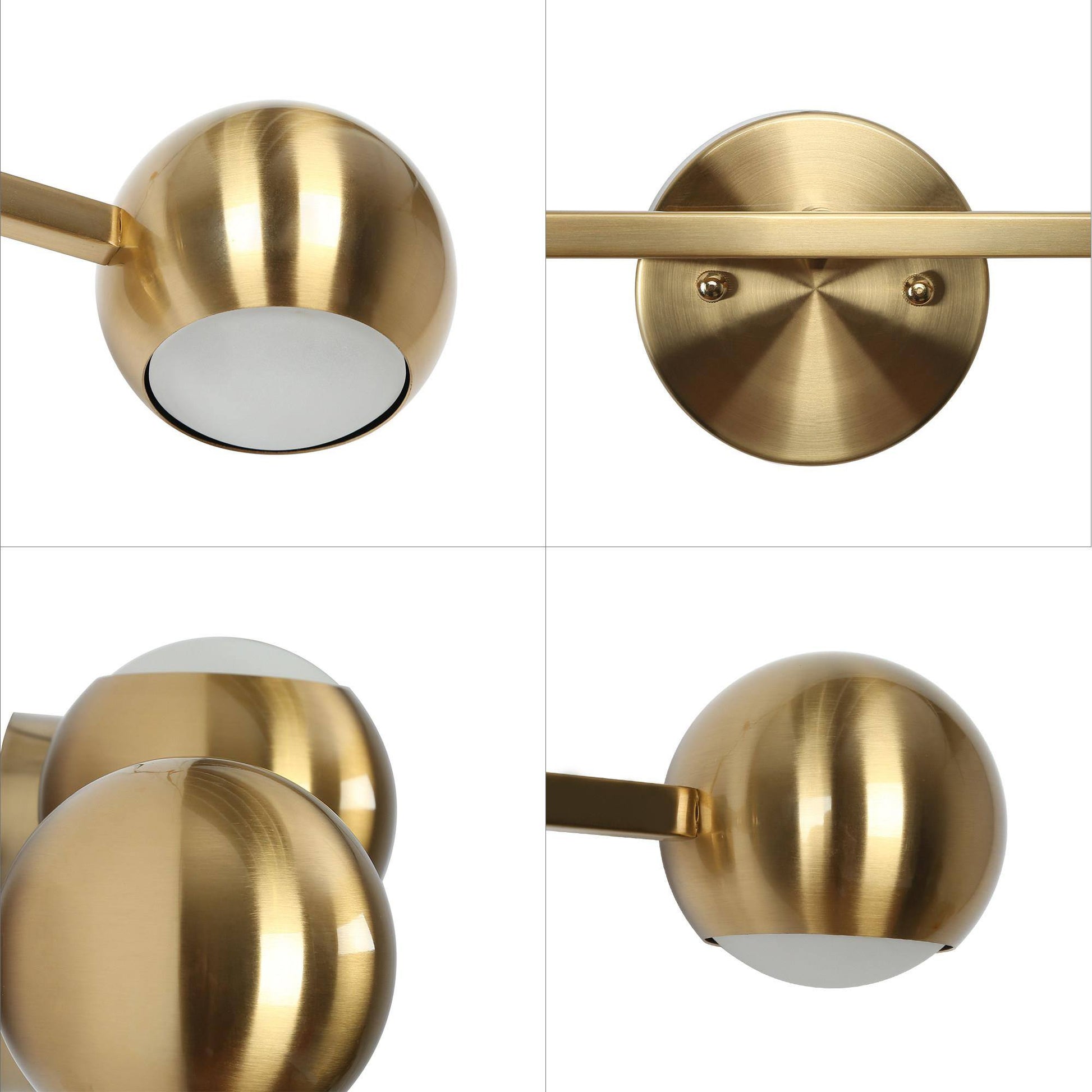 Stellevernic 3-Light Brass LED Vanity Light