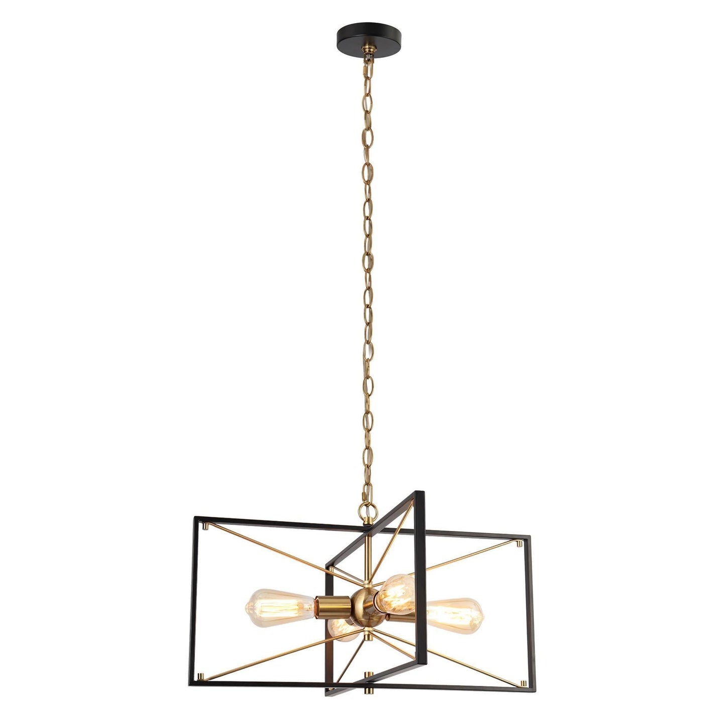 Odelette 4-Light Medium Black Chandelier