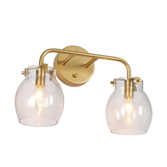 Octopetala 2-Light Gold Vanity Light