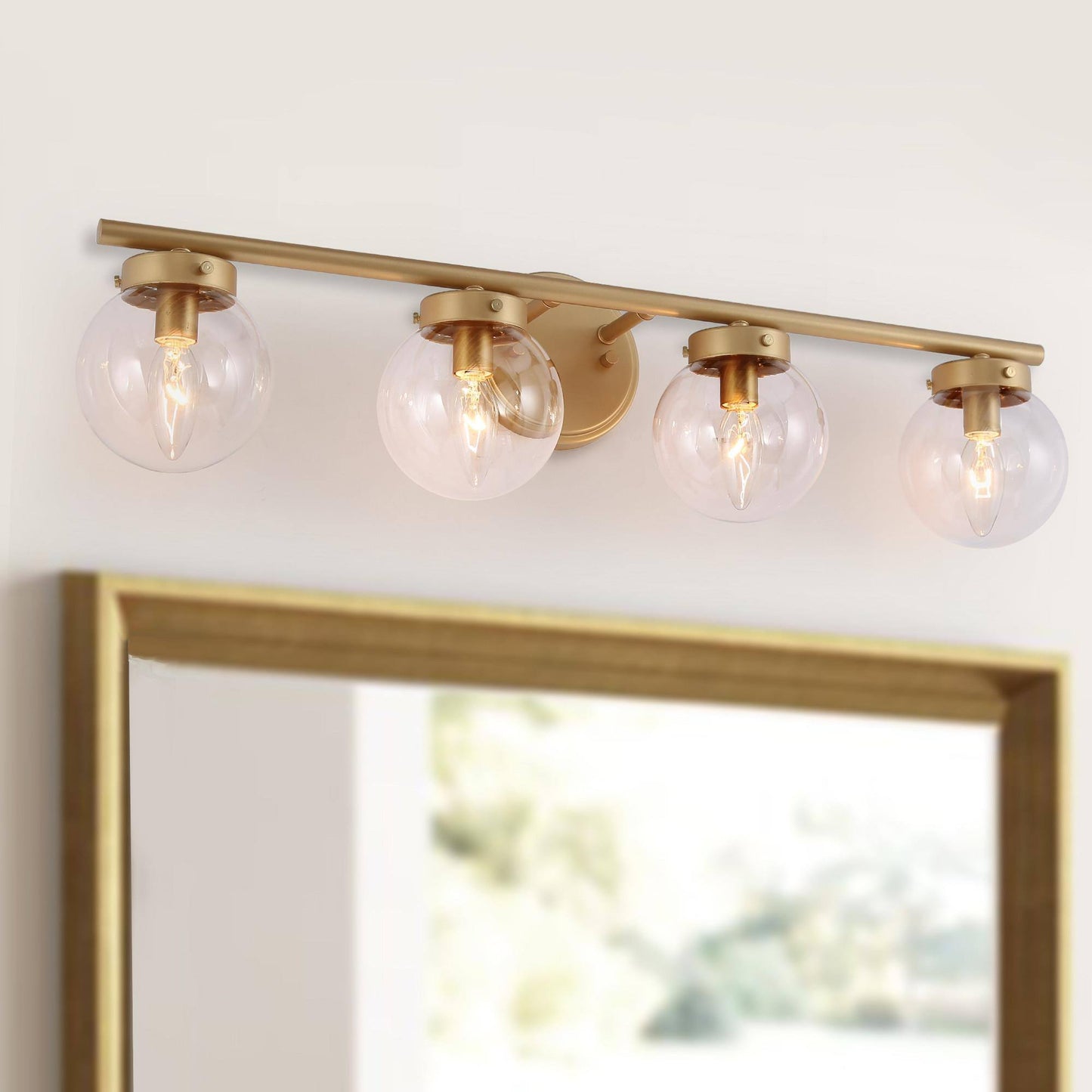 Thantofos 4-Light Gold Vanity Light