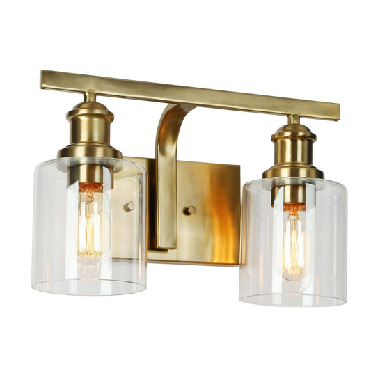 Arlimutike 2-Light Brass Vanity Light