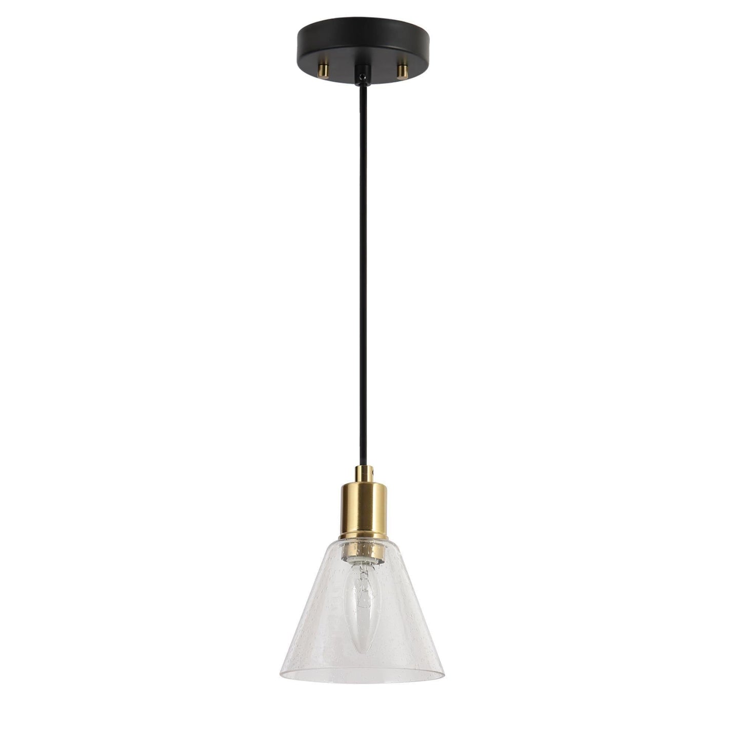 Amaduz 1-Light Mini Black Modern Pendant Light Fixtures