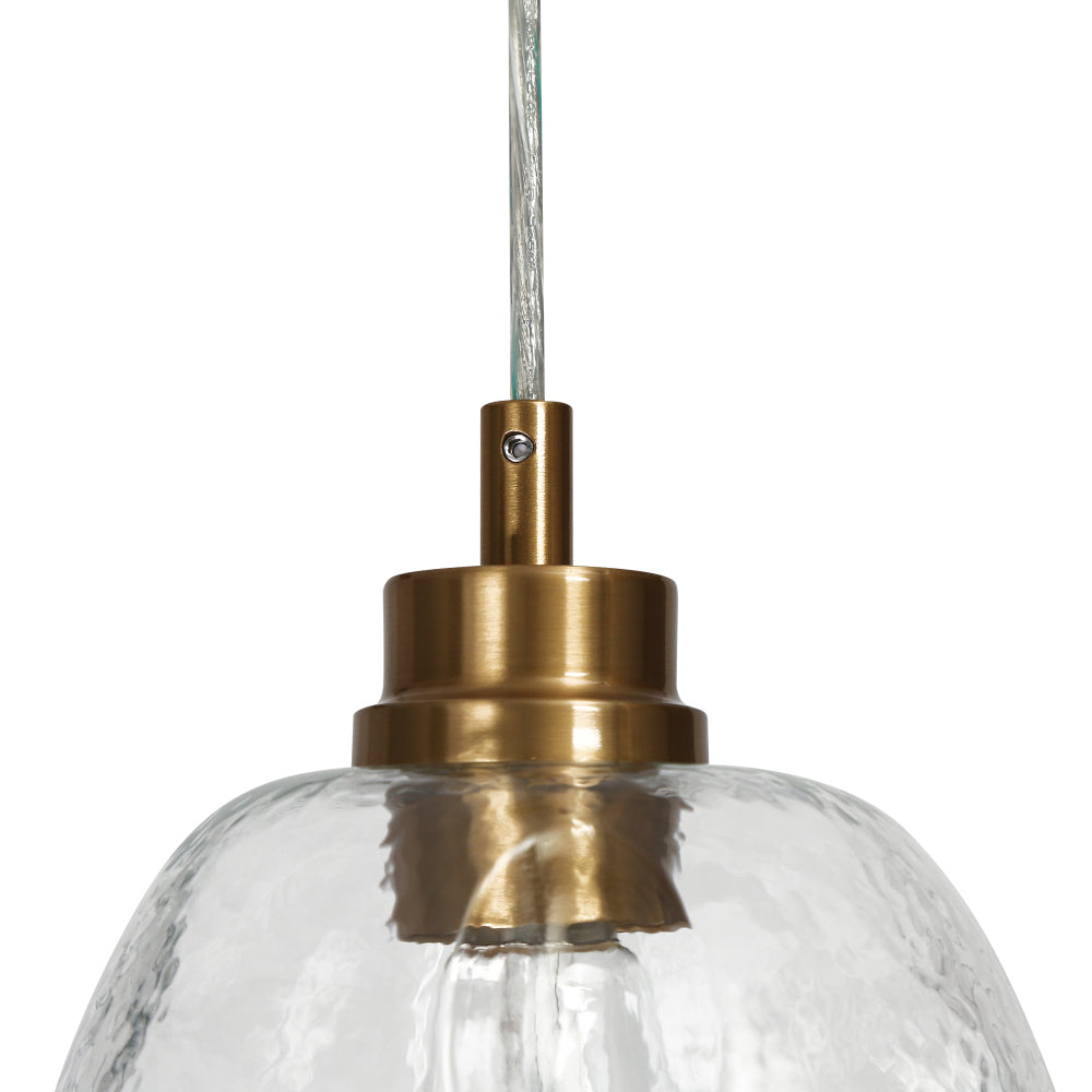 Fupotoss 1-Light 6.5" Modern Glass Pendant Light Fixtures