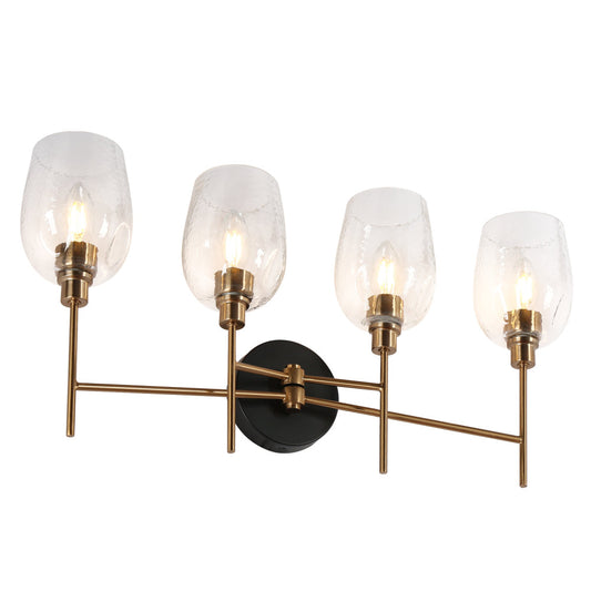 Fupotoss 4-Light Gold Vanity Light