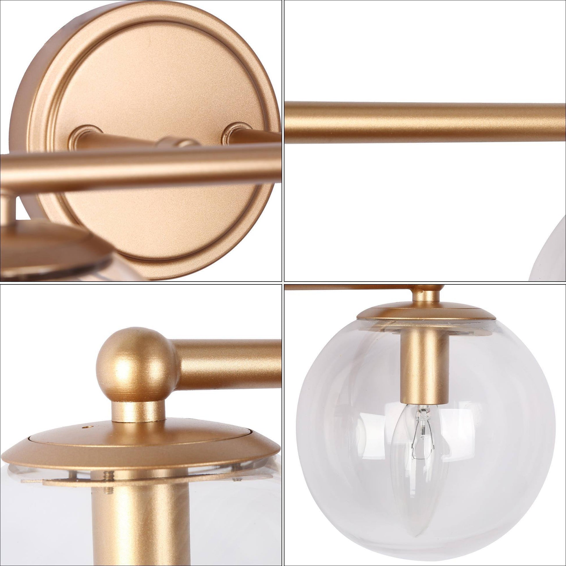 Putalisrea 4-Light Gold Vanity Light