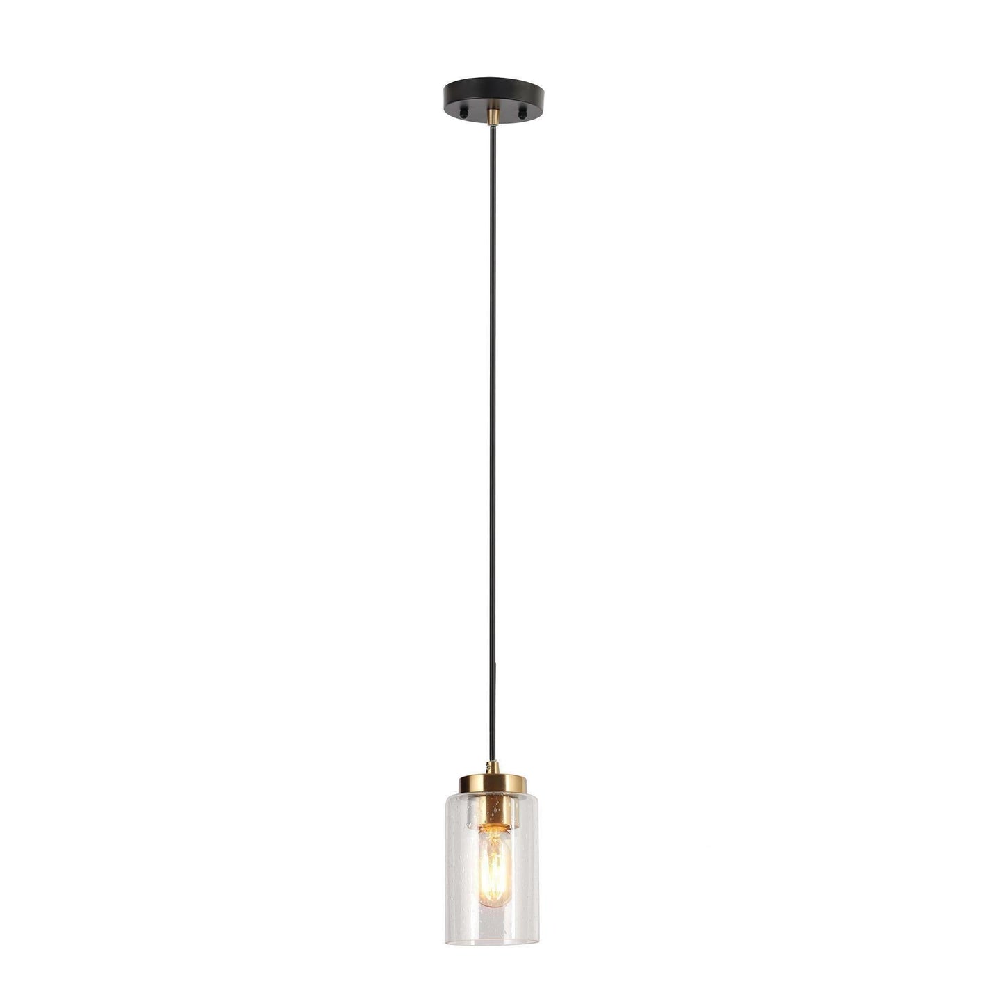 Hormosira 1-Light Mini Black Modern Pendant Light Fixtures