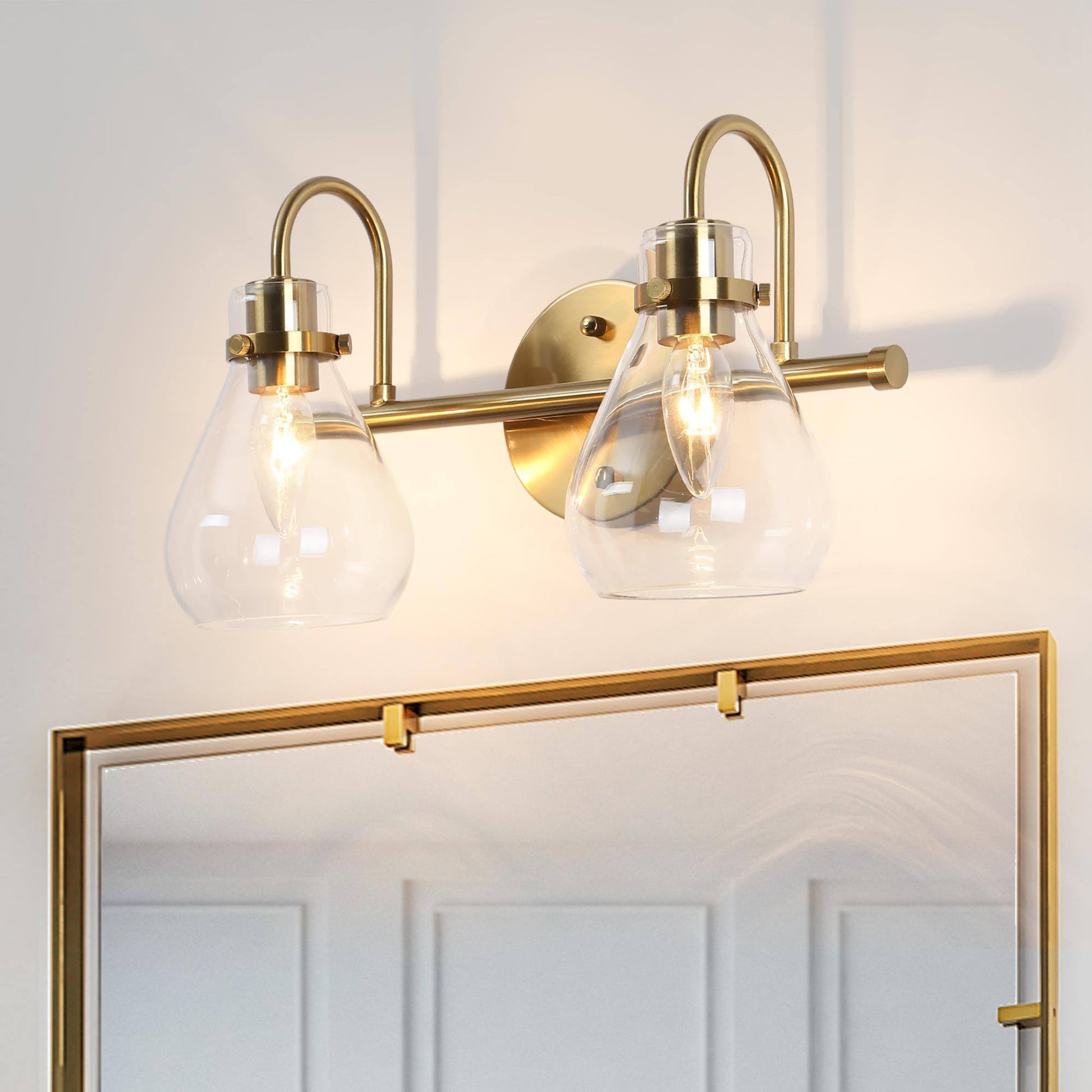 Thimbleweed 2-Light Gold Vanity Light