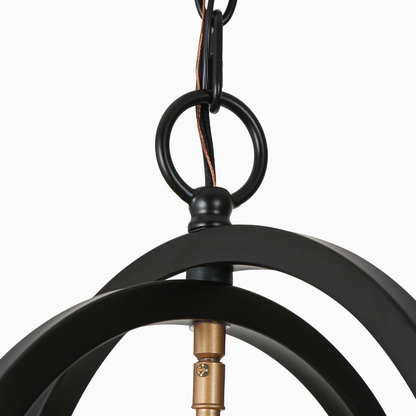 Rorigaph 6-Light Small Black Chandelier