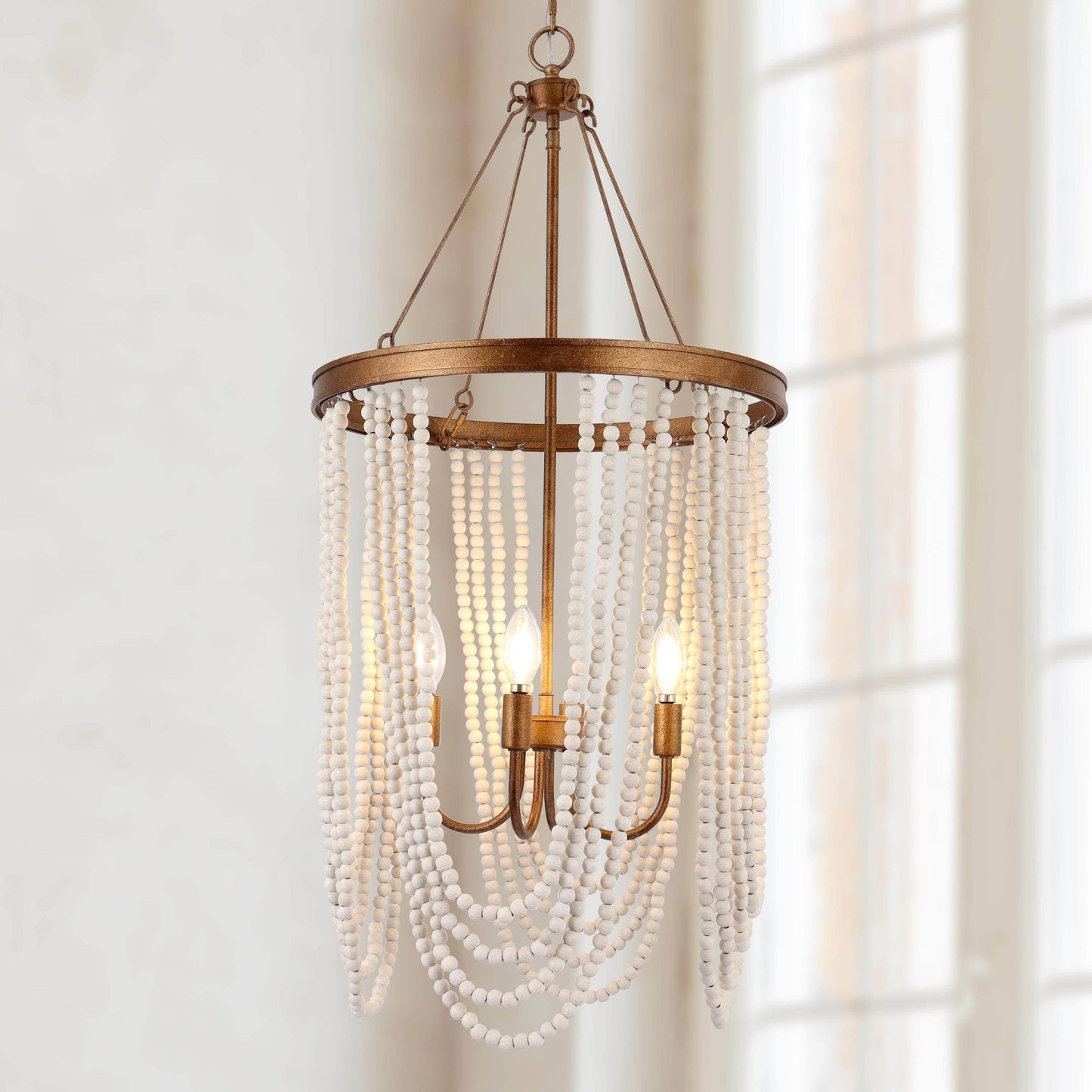 Mystralyn 4-Light Small Gold Chandelier