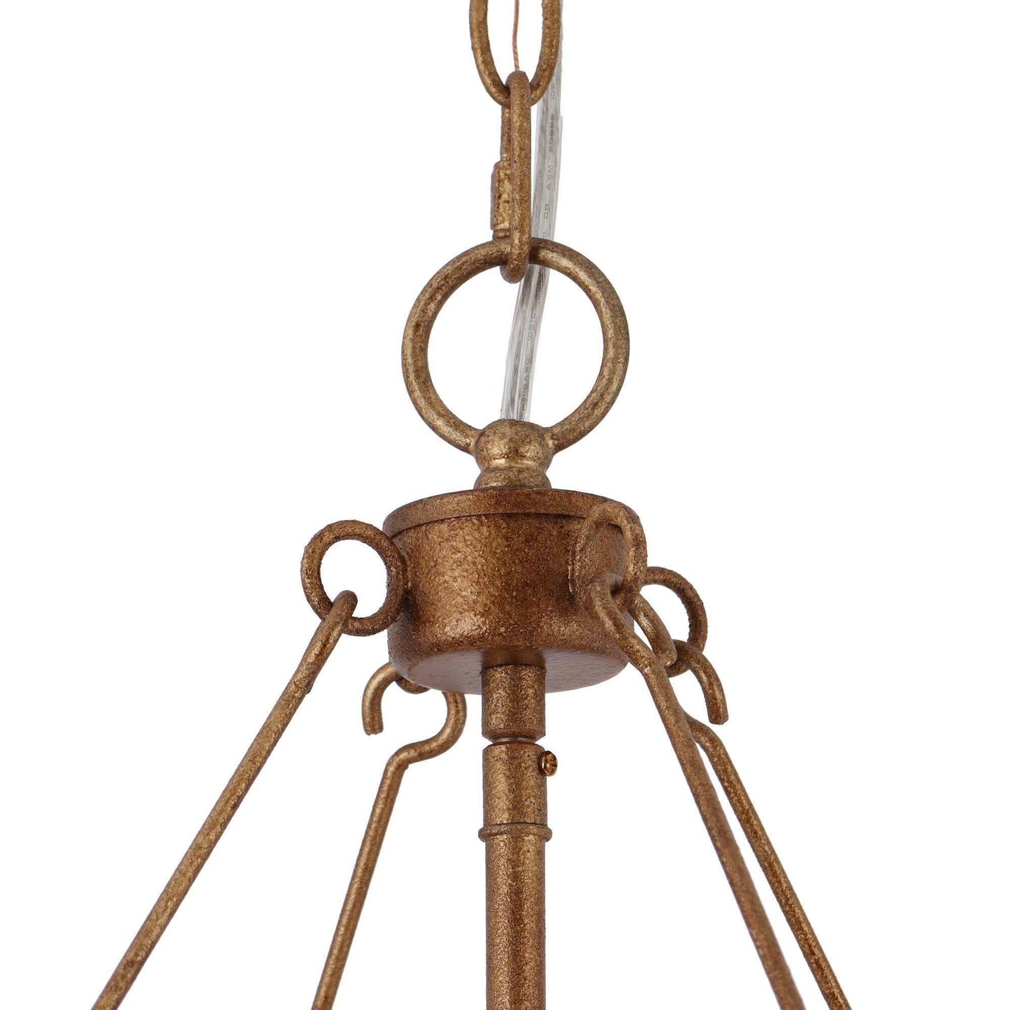 Mystralyn 4-Light Small Gold Chandelier