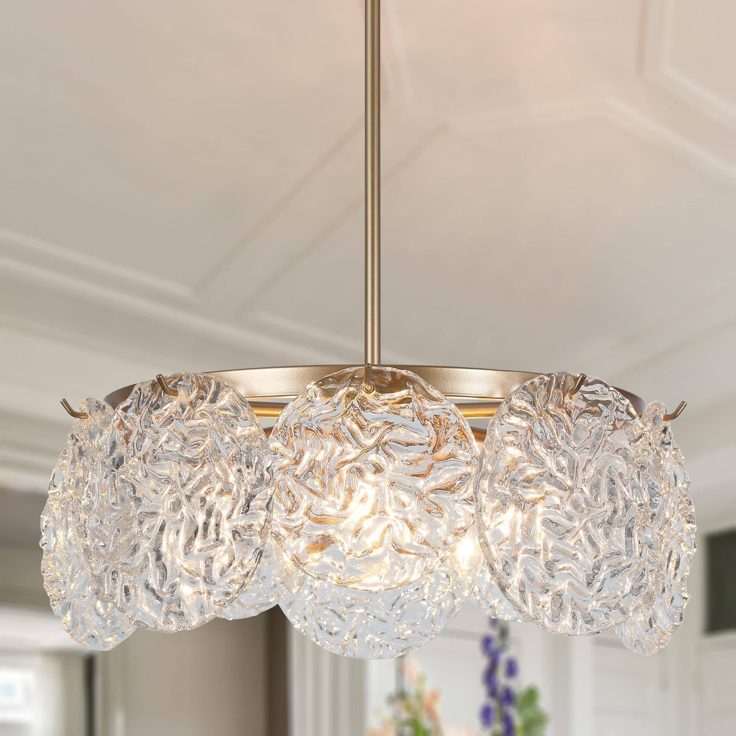 Mediconre 5-Light Small Gold Chandelier