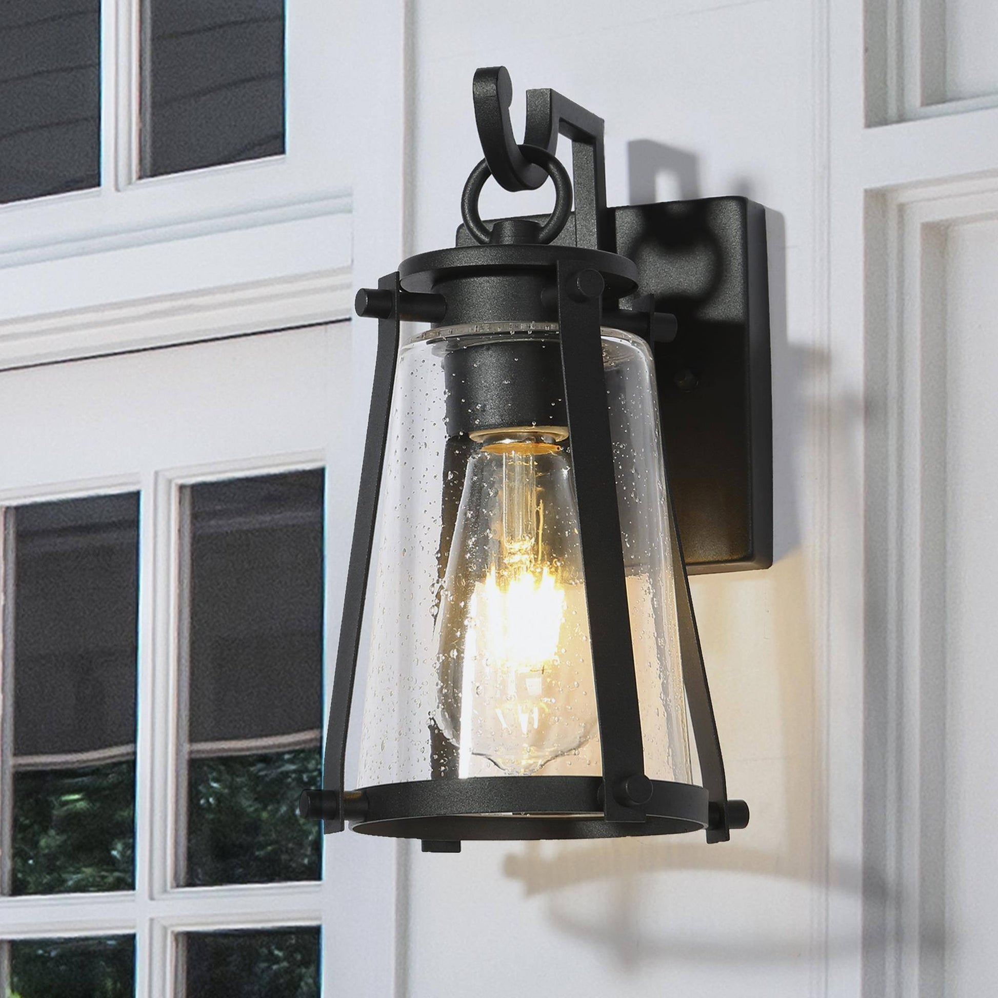 Earl 10.6"H 1-Light Outdoor Wall Lantern 