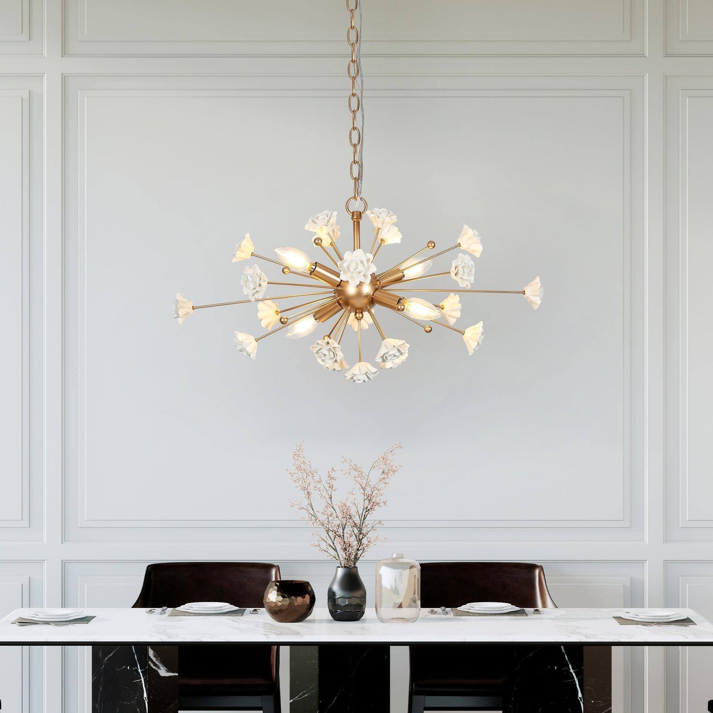 Arianiser 4-Light Medium Gold Chandelier