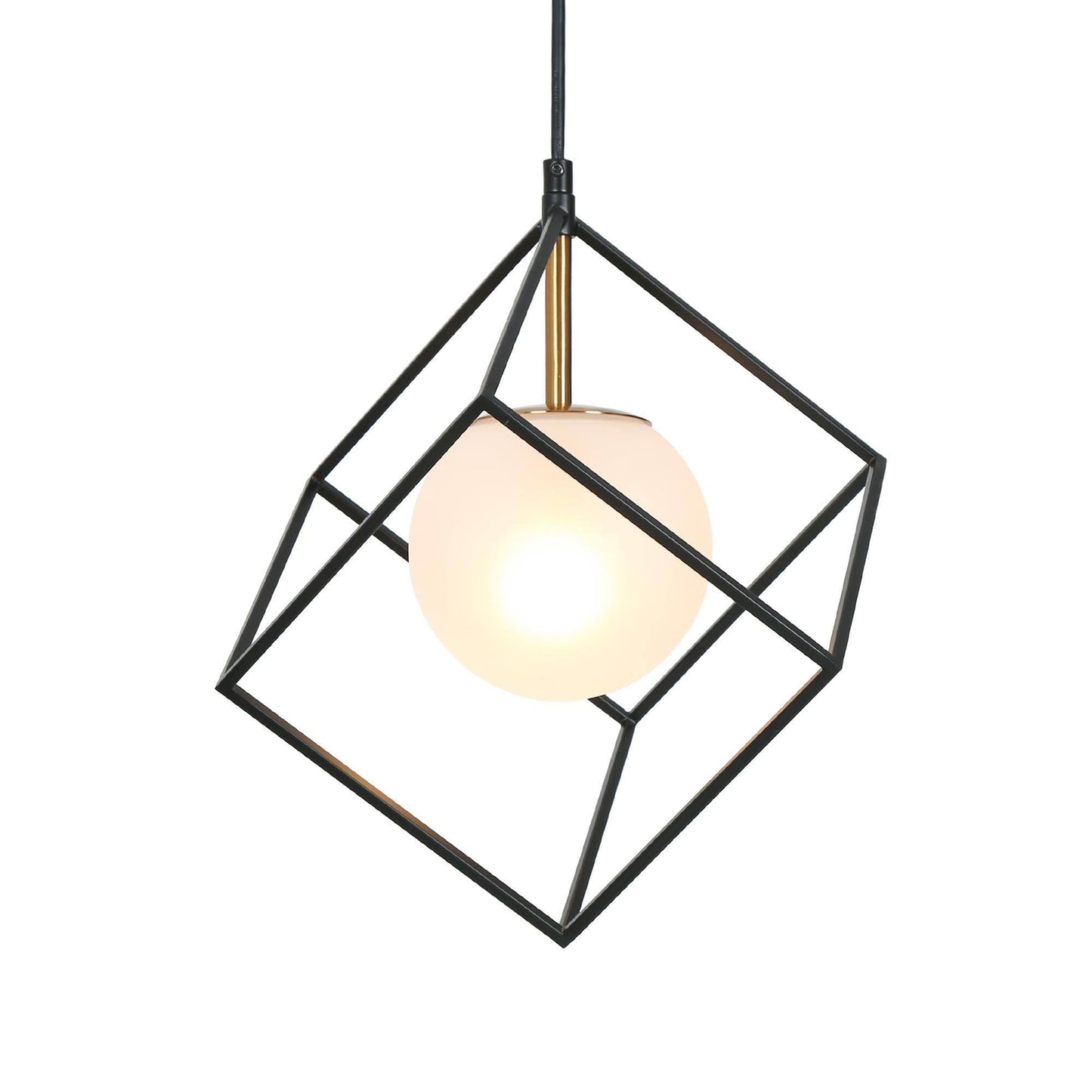 Ramblaries 1-Light Mini Black Modern Pendant Light Fixtures