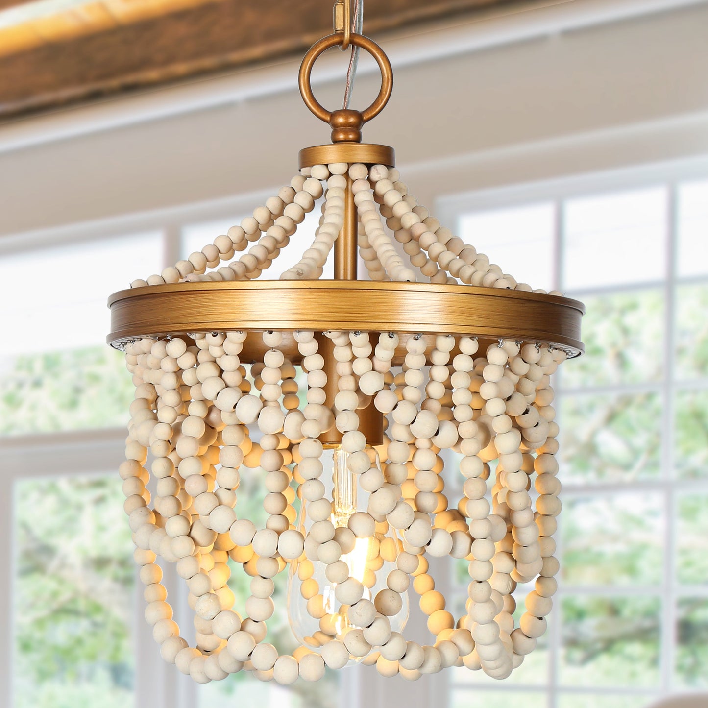 Mitzvah 1-Light Mini Gold Modern Pendant Light Fixtures