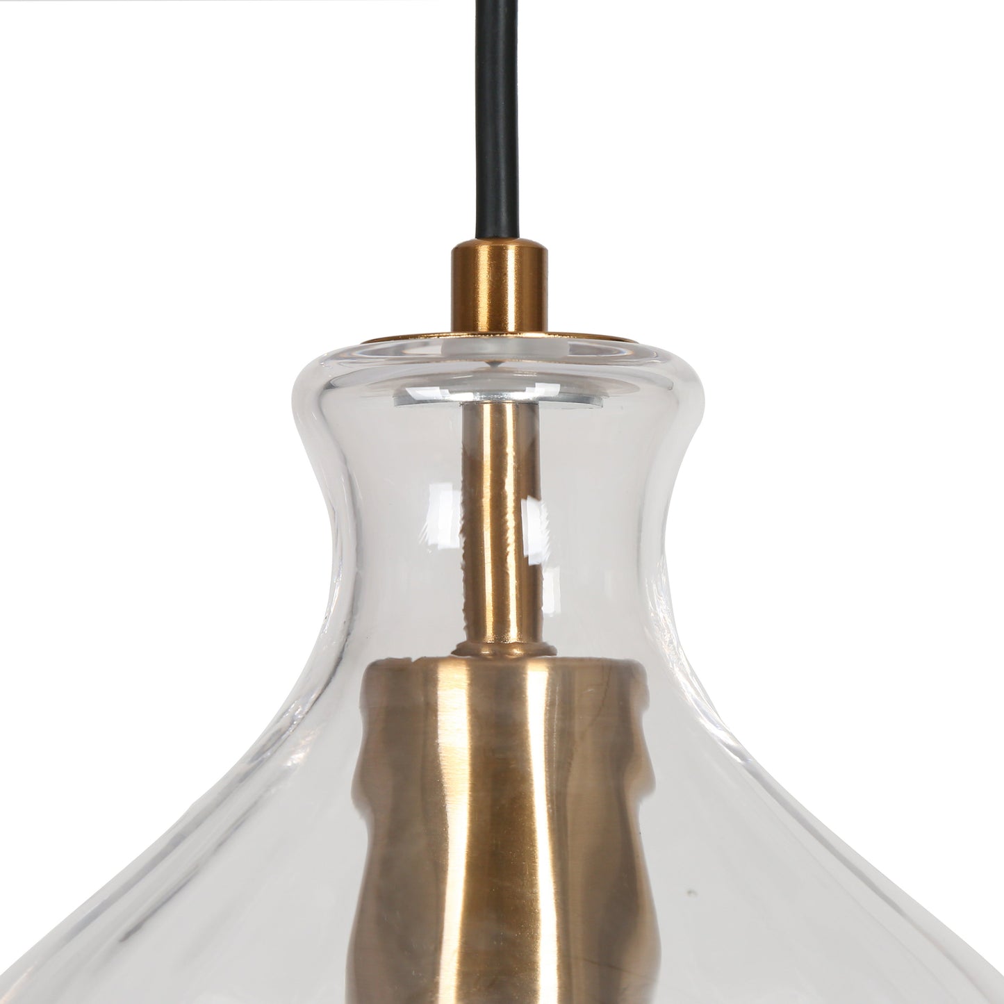 Evangeline 1-Light Mini Black Modern Pendant Light Fixtures