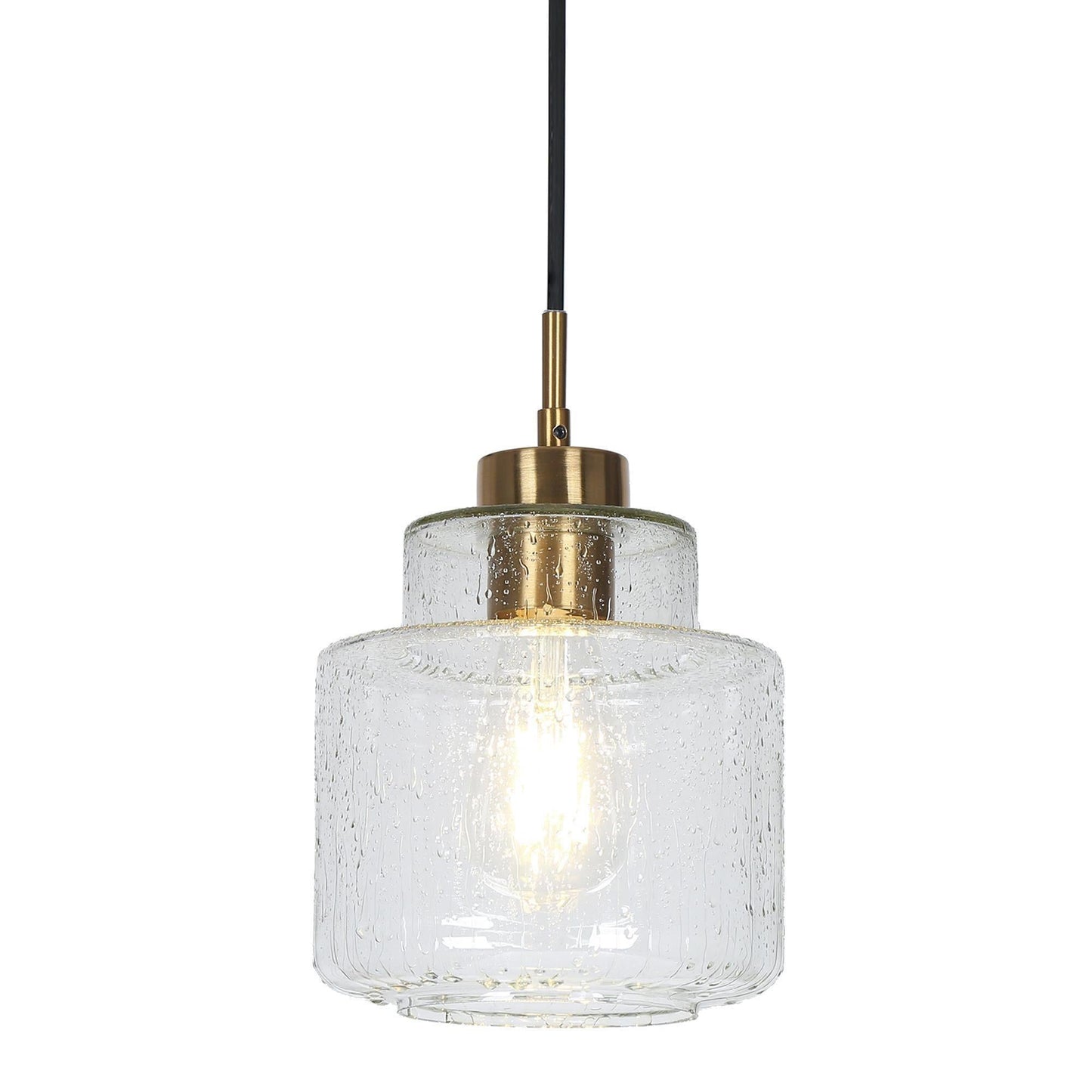 Pennieway 1-Light Mini Gold Modern Pendant Light Fixtures