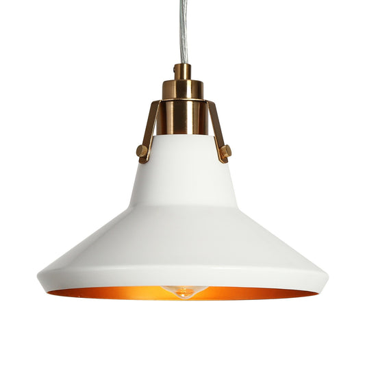 Tencanonia 1-Light Mini White Modern Pendant Light Fixtures