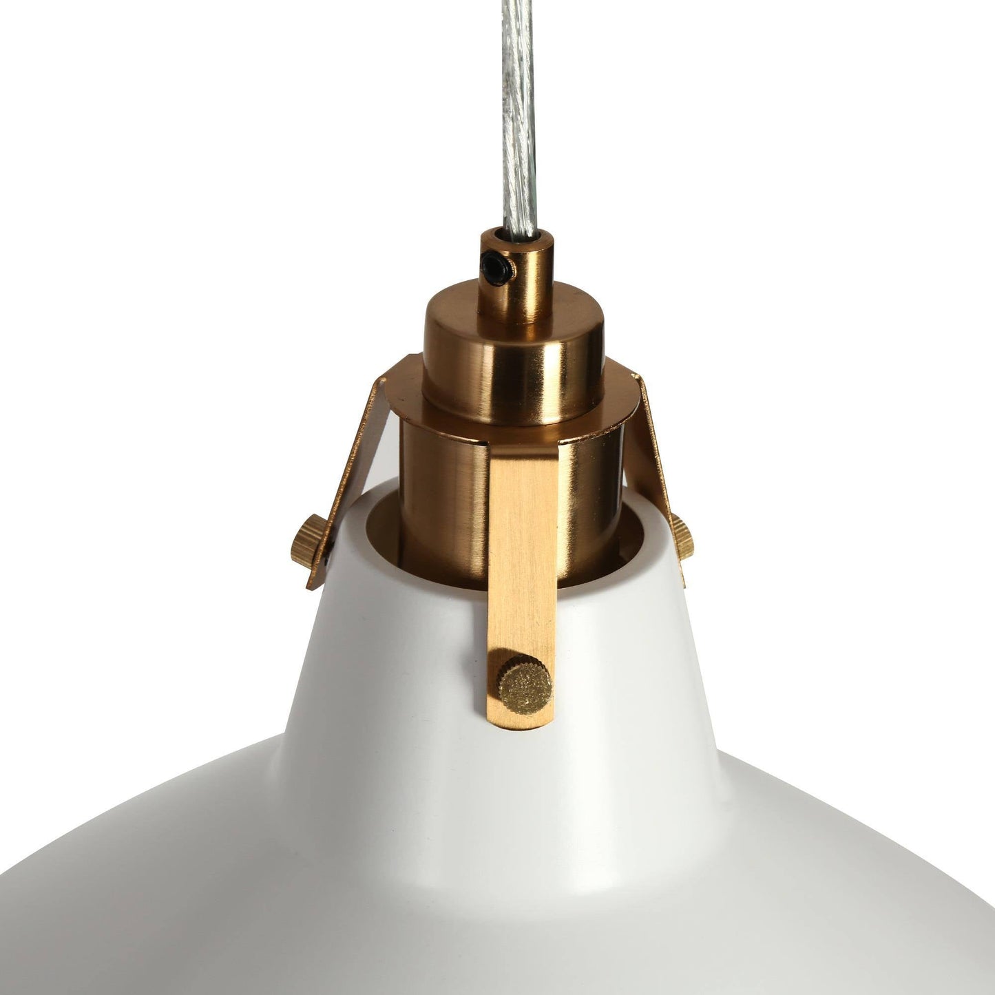 Tencanonia 1-Light Mini White Modern Pendant Light Fixtures